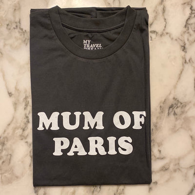 Tshirt MUM OF PARIS carbone