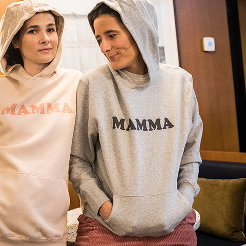 Hoodie MAMMA gris chiné - MyTravelDreams