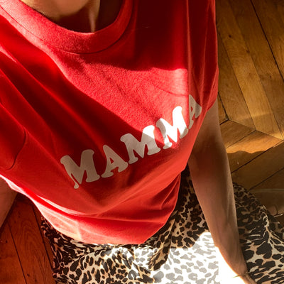 Tshirt MAMMA rouge